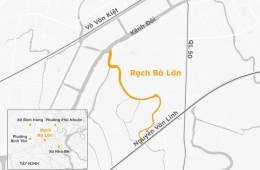 TP HCM chi hơn 17.000 tỷ đồng nạo vét hai rạch lớn phía Nam