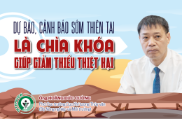 DỤ BÁO, CẢNH BAO SỨM THIÊN TAI LÀ CHÌA KHÓA GIỚP GIẨM THIẾU THIỆT HẠI